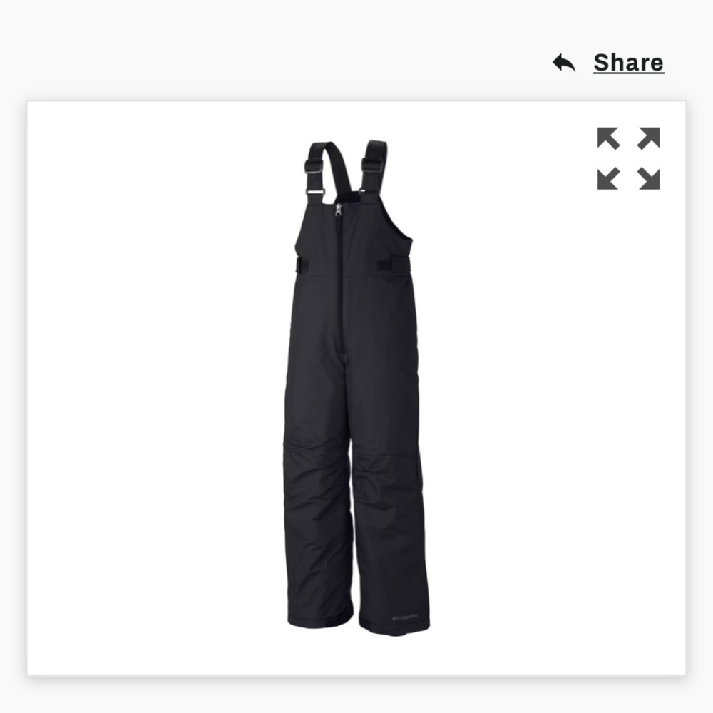 Columbia Snowslope bib kids Medium
